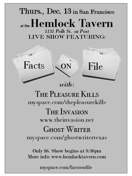 Hemlock Tavern 12/13/07