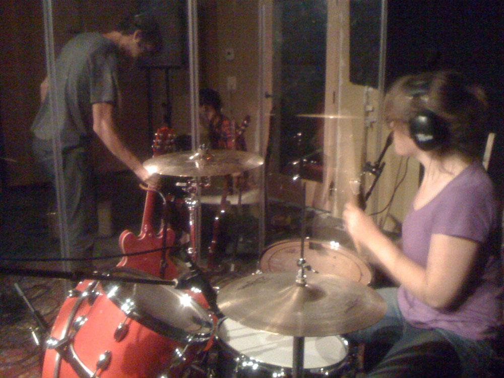 Recording at Bedrock July 2010